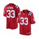 Youth Nike New England Patriots #33 Dion Lewis Red NFL Jersey