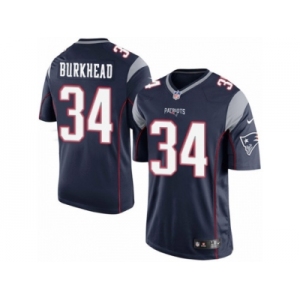 Youth Nike New England Patriots #34 Rex Burkhead Limited Navy Blue Team Color NFL Jersey