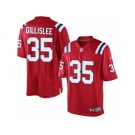 Youth Nike New England Patriots #35 Mike Gillislee Limited Red Alternate NFL Jersey