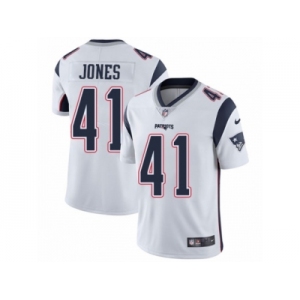 Youth Nike New England Patriots #41 Cyrus Jones White Vapor Untouchable Limited Player NFL Jersey