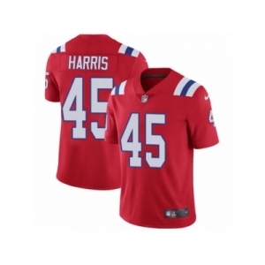 Youth Nike New England Patriots #45 David Harris Red Alternate Vapor Untouchable Limited Player NFL Jersey