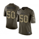 Youth Nike New England Patriots #50 Rob Ninkovich Limited Green Salute to Service NFL Jersey