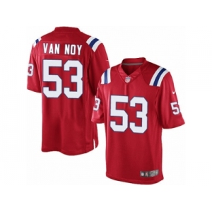 Youth Nike New England Patriots #53 Kyle Van Noy Limited Red Alternate NFL Jersey