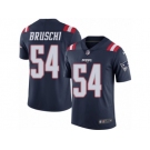 Youth Nike New England Patriots #54 Tedy Bruschi Limited Navy Blue Rush NFL Jersey