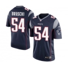 Youth Nike New England Patriots #54 Tedy Bruschi Navy Blue Team Color NFL Jersey