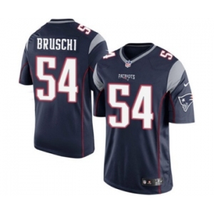 Youth Nike New England Patriots #54 Tedy Bruschi Navy Blue Team Color NFL Jersey