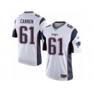 Youth Nike New England Patriots #61 Marcus Cannon Limited White NFL Jersey