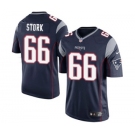 Youth Nike New England Patriots #66 Bryan Stork Navy Blue Team Color NFL Jersey