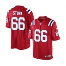 Youth Nike New England Patriots #66 Bryan Stork Red Alternate NFL Jersey