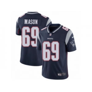 Youth Nike New England Patriots #69 Shaq Mason Vapor Untouchable Limited Navy Blue Team Color NFL Jersey