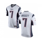 Youth Nike New England Patriots #7 Jacoby Brissett White NFL Jersey