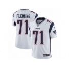 Youth Nike New England Patriots #71 Cameron Fleming Vapor Untouchable Limited White NFL Jersey