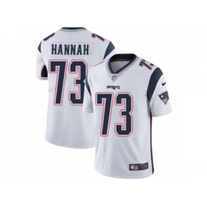 Youth Nike New England Patriots #73 John Hannah Vapor Untouchable Limited White NFL Jersey