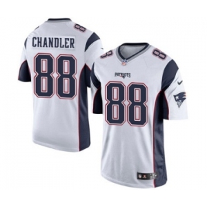 Youth Nike New England Patriots #88 Scott Chandler White NFL Jersey