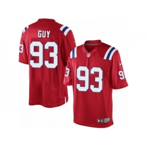 Youth Nike New England Patriots #93 Lawrence Guy Elite Red Alternate NFL Jersey