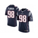 Youth Nike New England Patriots #98 Trey Flowers Limited Navy Blue Team Color NFL Jersey