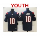 Youth new england patriots #10 mac jones navy 2021 draft vapor limited jersey