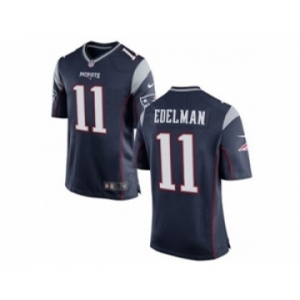 nike youth nfl jerseys new england patriots #11 edelman blue[2015 new nike]