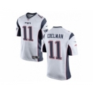 nike youth nfl jerseys new england patriots #11 edelman white[2015 new nike]