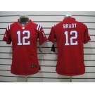 nike youth nfl jerseys new england patriots #12 tom brady red[nike limited]