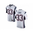 nike youth nfl jerseys new england patriots #33 dion lewis white[nike]