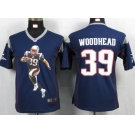 nike youth nfl jerseys new england patriots #39 woodhead blue[portrait fashion]