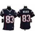 nike youth nfl jerseys new england patriots #83 welker blue[nike]