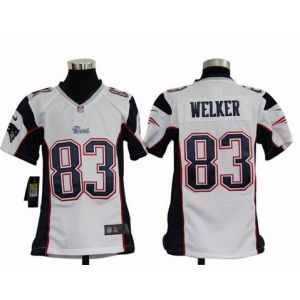 nike youth nfl jerseys new england patriots #83 welker white[nike]