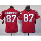 nike youth nfl jerseys new england patriots #87 gronkowski red[nike]