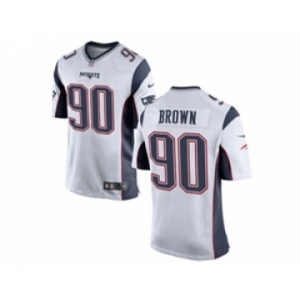 nike youth nfl jerseys new england patriots #90 malcom brown white[nike]