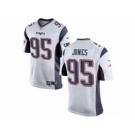 nike youth nfl jerseys new england patriots #95 jones white[nike]