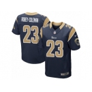 Men's Nike Los Angeles Rams #23 Nickell Robey-Coleman Elite Navy Blue Team Color NFL Jersey