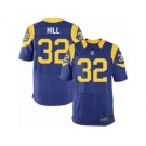 Men's Nike Los Angeles Rams #32 Troy Hill Elite Royal Blue Alternate NFL Jersey