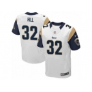 Men's Nike Los Angeles Rams #32 Troy Hill Elite White NFL Jersey