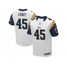 Men's Nike Los Angeles Rams #45 Zach Laskey Elite White NFL Jersey