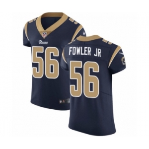 Men's Nike Los Angeles Rams #56 Dante Fowler Jr Navy Blue Team Color Vapor Untouchable Elite Player NFL Jersey