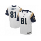 Men's Nike Los Angeles Rams #81 Gerald Everett Elite White NFL Jersey