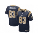 Men's Nike Los Angeles Rams #83 Josh Reynolds Elite Navy Blue Team Color NFL Jersey