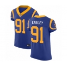 Men's Nike Los Angeles Rams #91 Dominique Easley Royal Blue Alternate Vapor Untouchable Elite Player NFL Jersey