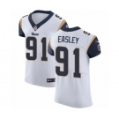 Men's Nike Los Angeles Rams #91 Dominique Easley White Vapor Untouchable Elite Player NFL Jersey