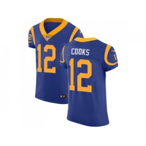 Nike Los Angeles Rams #12 Brandin Cooks Royal Blue Alternate Men Stitched NFL Vapor Untouchable Elite Jersey