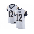 Nike Los Angeles Rams #12 Brandin Cooks White Men Stitched NFL Vapor Untouchable Elite Jersey