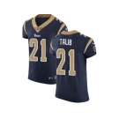 Nike Los Angeles Rams #21 Aqib Talib Navy Blue Team Color Men Stitched NFL Vapor Untouchable Elite Jersey