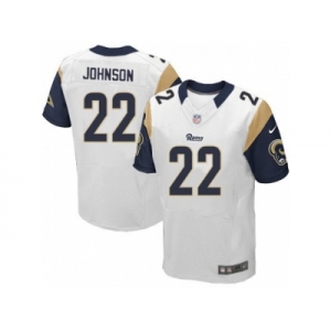 Nike Los Angeles Rams #22 Trumaine Johnson White Alternate Men's Stitched NFL Elite Jersey