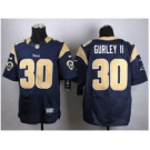 Nike St. Louis Rams #30 Todd Gurley II Navy Blue jerseys(Elite)