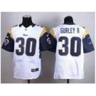 Nike St. Louis Rams #30 Todd Gurley II white jerseys(Elite)