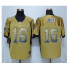 Nike St.Louis Rams #16 Jared Goff Drift Fashion Gold Jerseys[Elite]