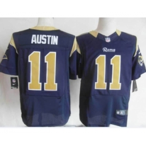 nike nfl jerseys st. louis rams #11 austin dk.blue[Elite]