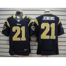 nike nfl jerseys st. louis rams #21 jenkins dk.blue[Elite]