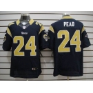 nike nfl jerseys st. louis rams #24 pead dk.blue[Elite]